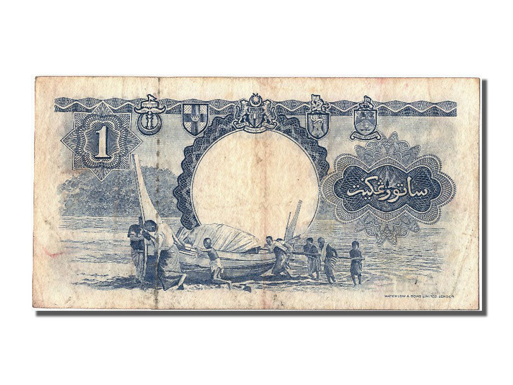 Banknote, Malaya and British Borneo, 1 Dollar, 1959, 1959-03-01, EF(40-45)