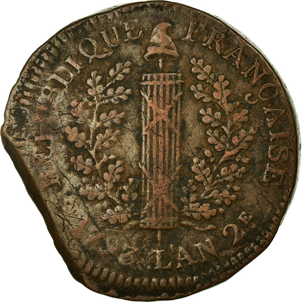 Coin, German States, MAINZ, Friedrich Karl Josef, 5 Sols, 1793, Mayence