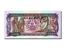 Banknote, Mozambique, 5000 Meticais, 1989, 1989-02-03, UNC(65-70)