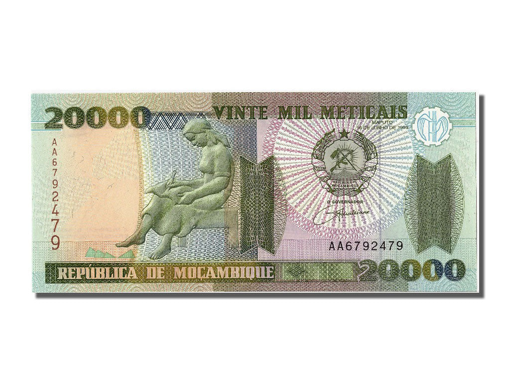 Banknote, Mozambique, 20,000 Meticais, 1999, 1999-06-16, UNC(65-70)