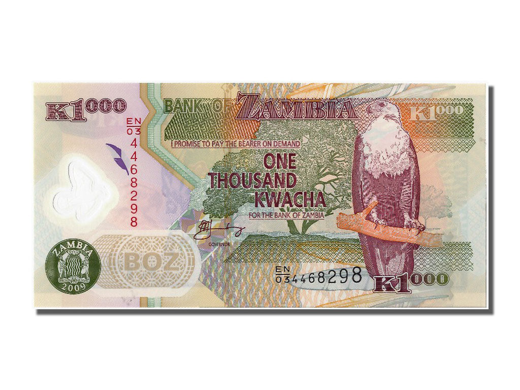 Banknote, Zambia, 1000 Kwacha, 2009, UNC(65-70)