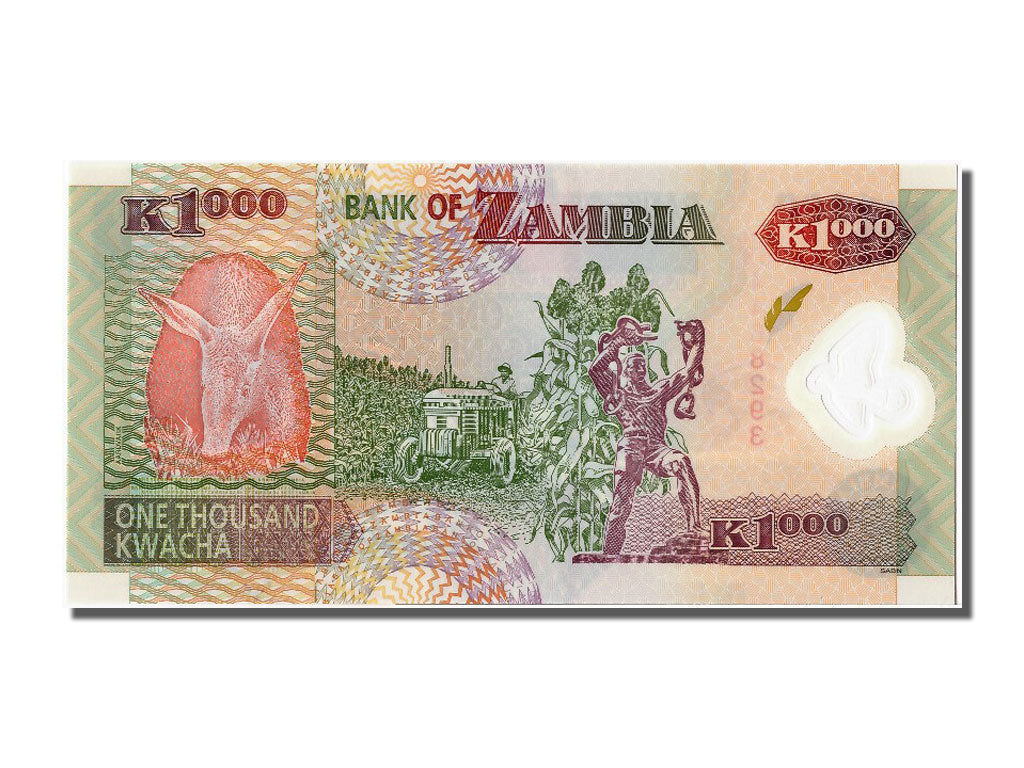 Banknote, Zambia, 1000 Kwacha, 2009, UNC(65-70)