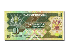 Banconote, Uganda, 10 Shillings, 1987, FDS