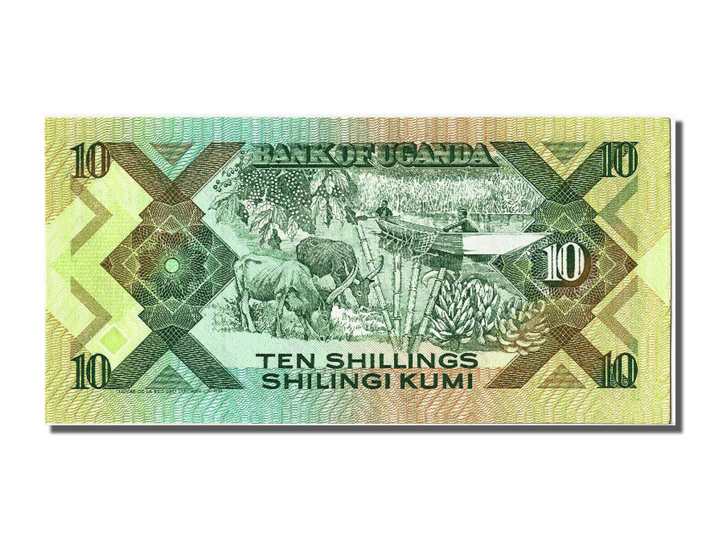 Banknot, Uganda, 10 Shillings, 1987, UNC(65-70)