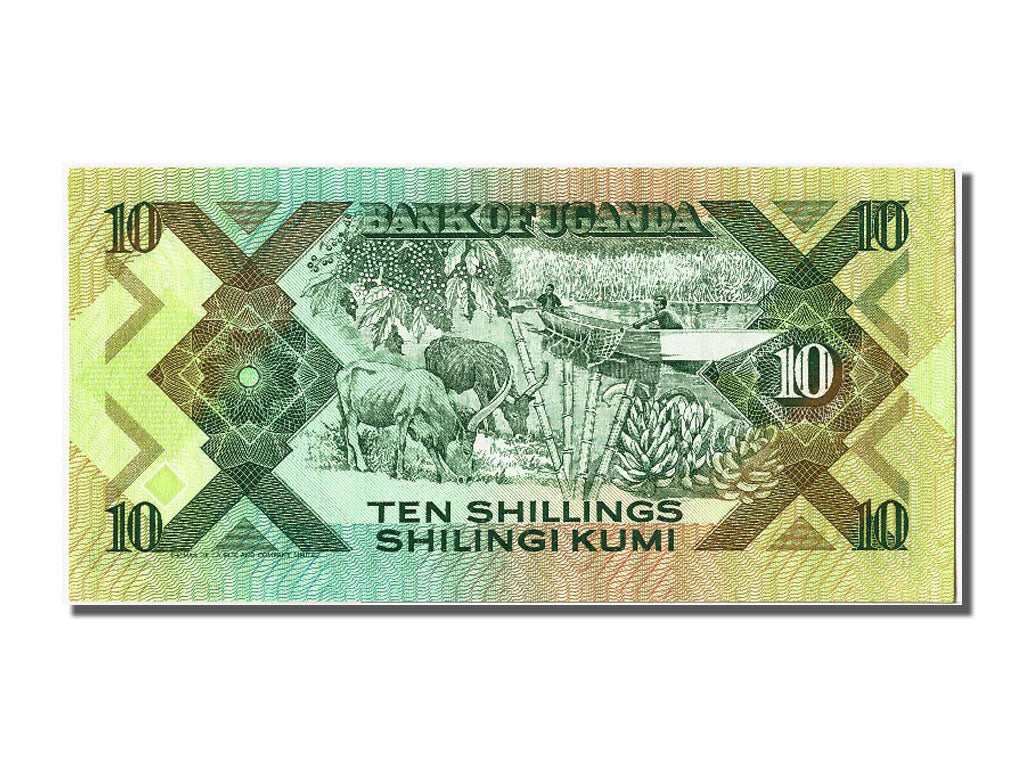 Banknot, Uganda, 10 Shillings, 1987, UNC(65-70)