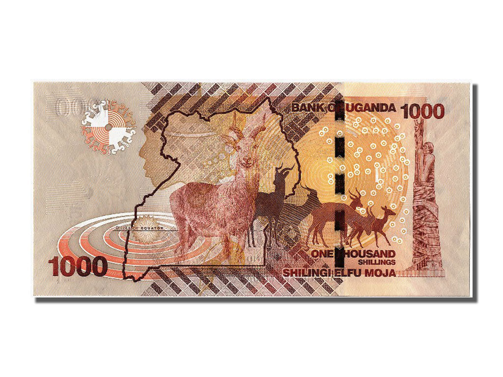 Geldschein, Uganda, 1000 Shillings, 2010, UNZ