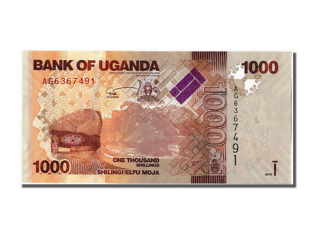 Billete, 1000 Shillings, 2010, Uganda, UNC