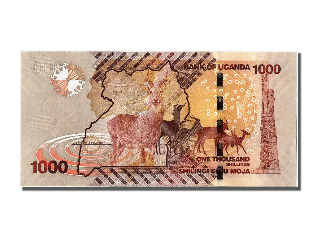 Billete, 1000 Shillings, 2010, Uganda, UNC