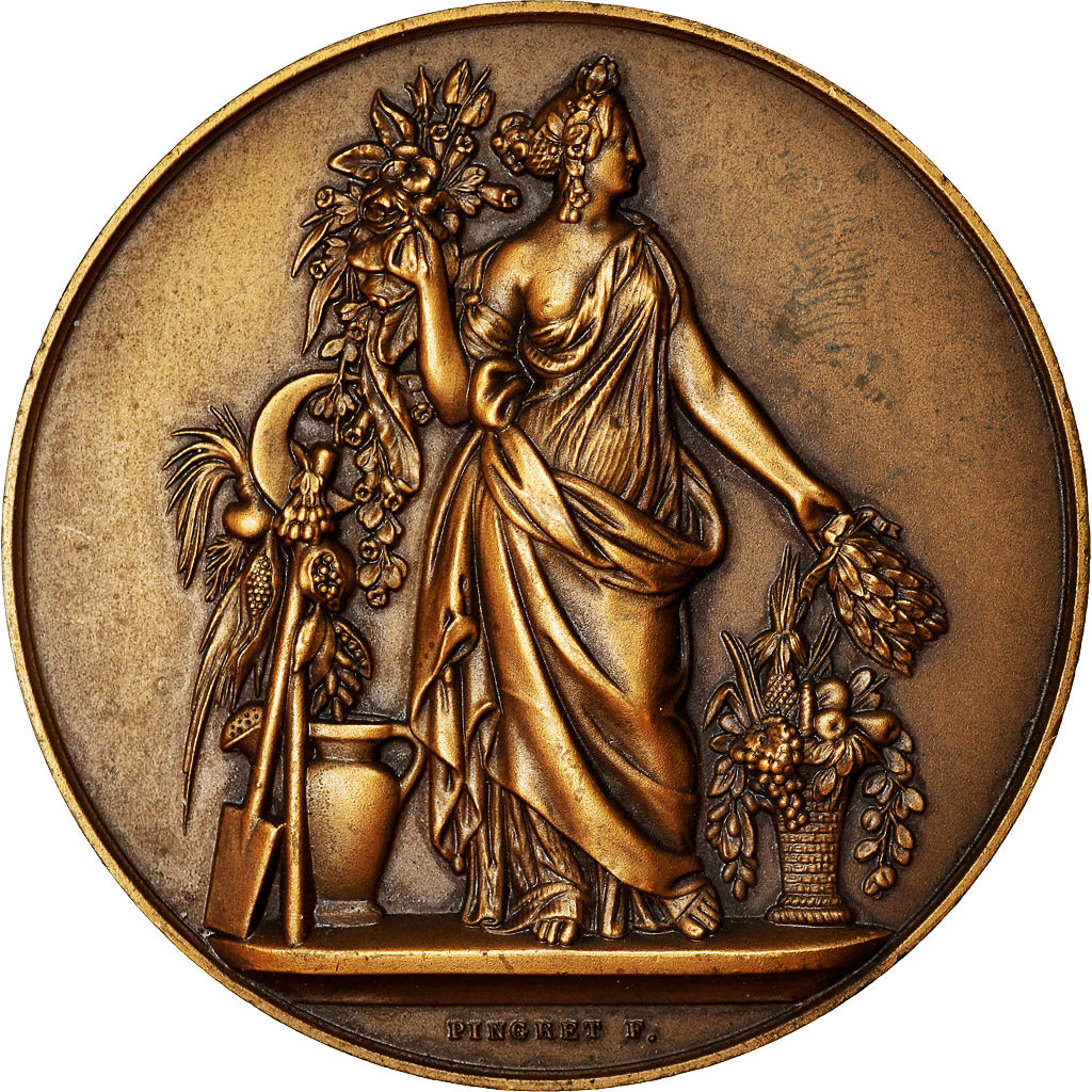 Frankrijk, Medaille, Marianne, Offert par Adolphe Vincent, Député du
