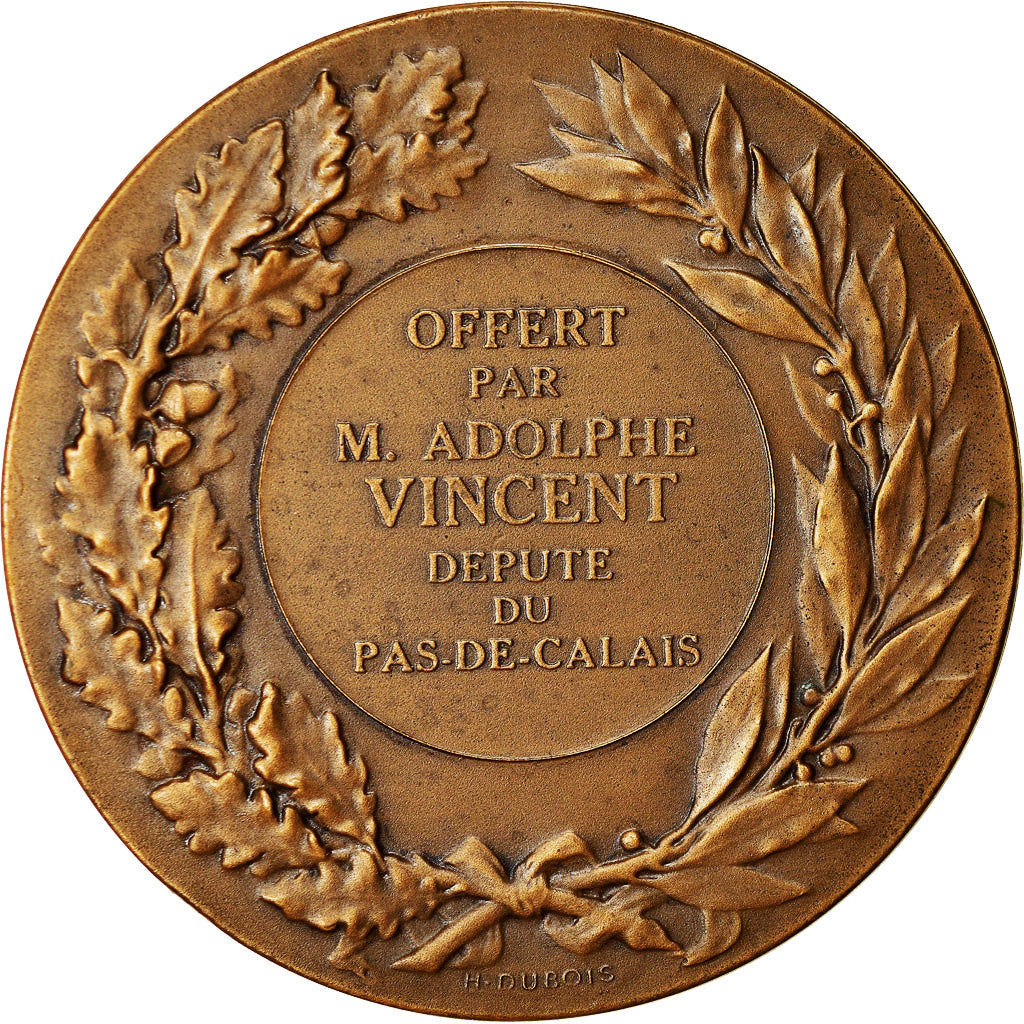 Frankrijk, Medaille, Marianne, Offert par Adolphe Vincent, Député du