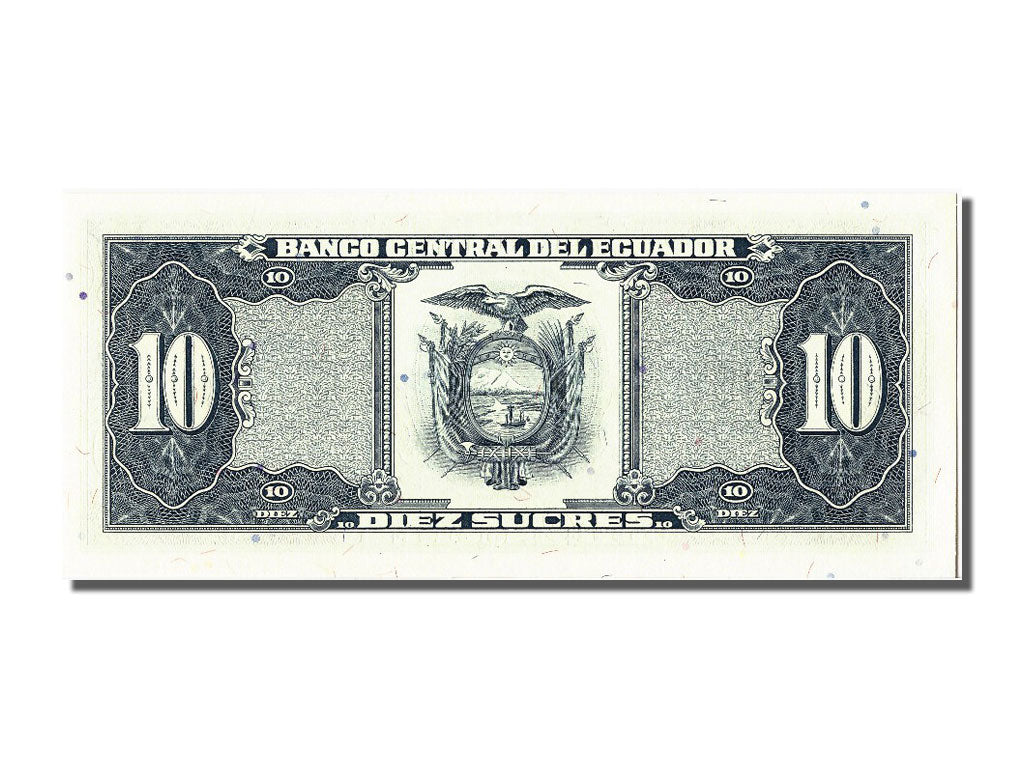 Billete, 10 Sucres, 1988, Ecuador, 1988-11-22, UNC