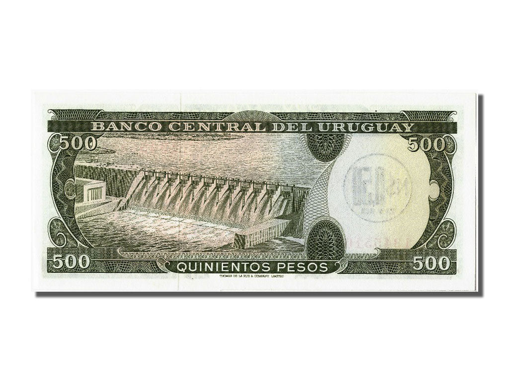 Banknote, Uruguay, 0.50 Nuevo Peso on 500 Pesos, UNC(65-70)