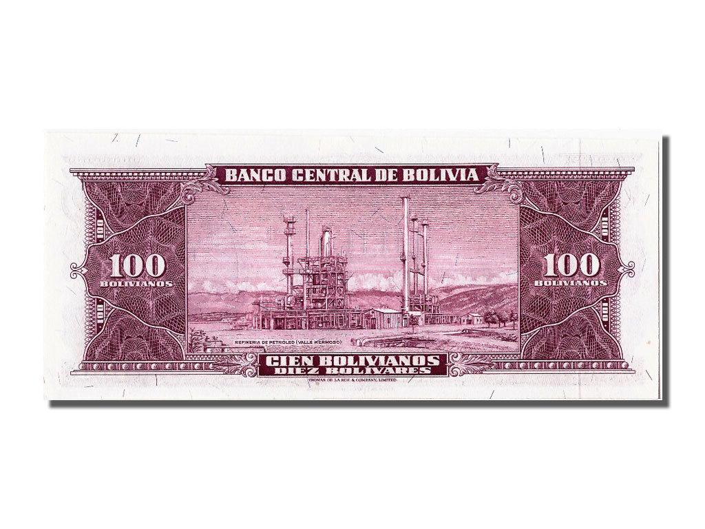 Banknote, Bolivia, 100 Bolivianos, 1945, 1945-12-20, UNC(65-70)