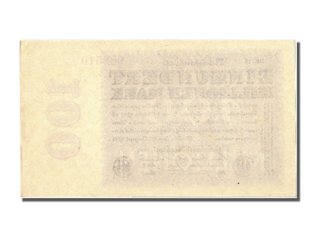 Geldschein, Deutschland, 100 Millionen Mark, 1923, 1923-08-22, UNZ-