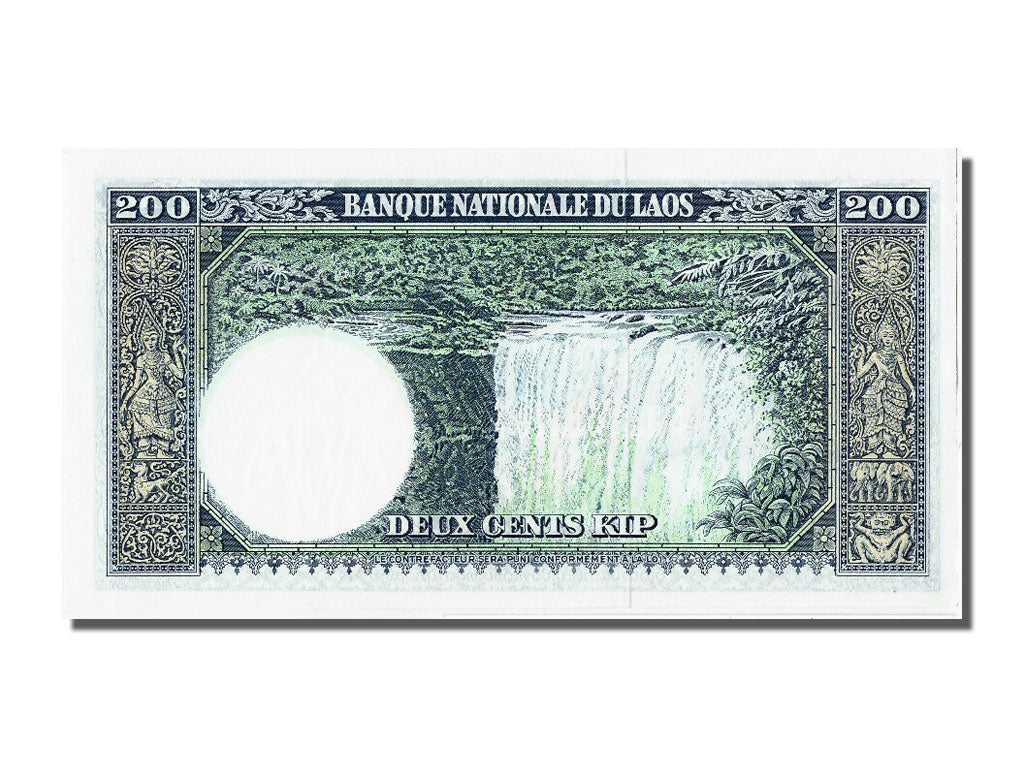 Billete, 200 Kip, Lao, UNC