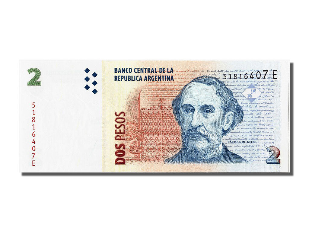 Banknote, Argentina, 2 Pesos, UNC(65-70)