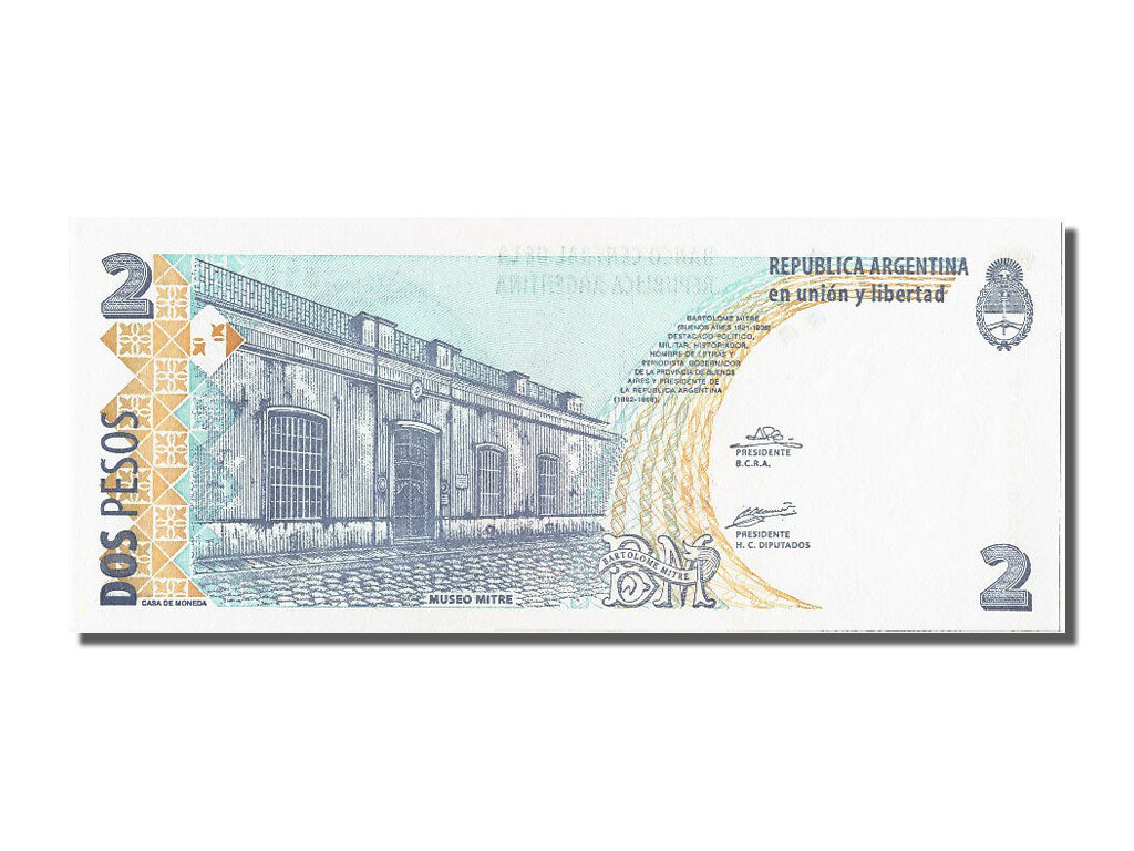 Banknote, Argentina, 2 Pesos, UNC(65-70)