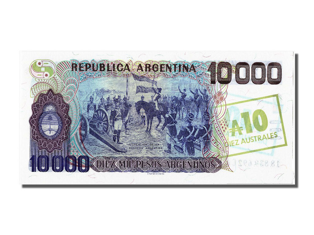 Banknote, Argentina, 10 Australes, UNC(65-70)