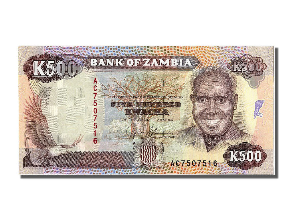 Banknote, Zambia, 500 Kwacha, UNC(65-70)