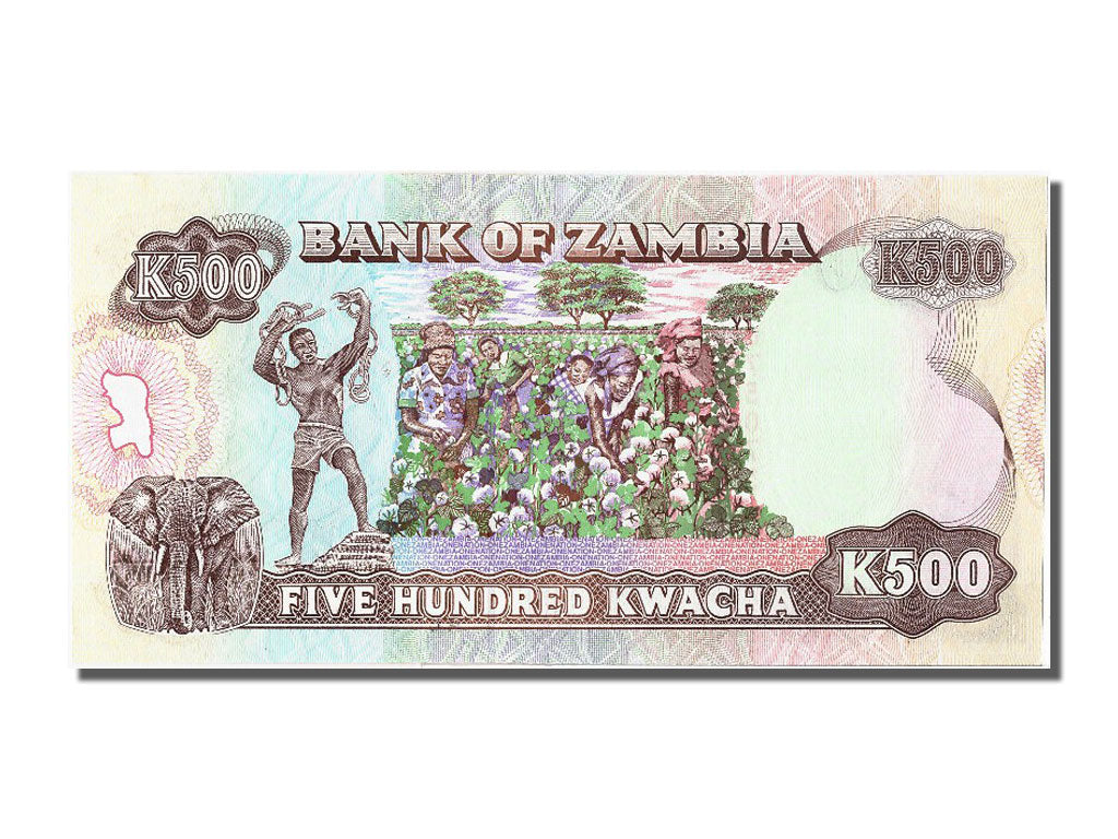 Banknote, Zambia, 500 Kwacha, UNC(65-70)