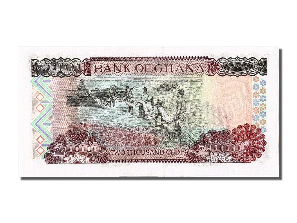Banconote, Ghana, 2000 Cedis, 2002, 2002-09-02, FDS