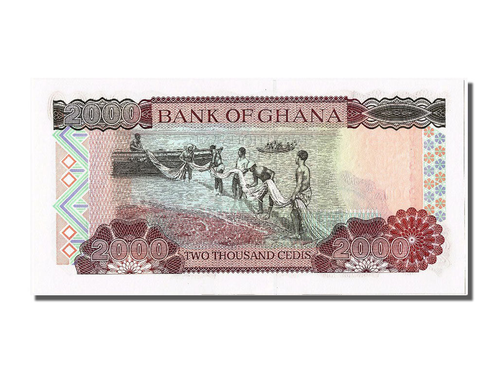 Banknote, Ghana, 2000 Cedis, 2002, 2002-09-02, UNC(65-70)