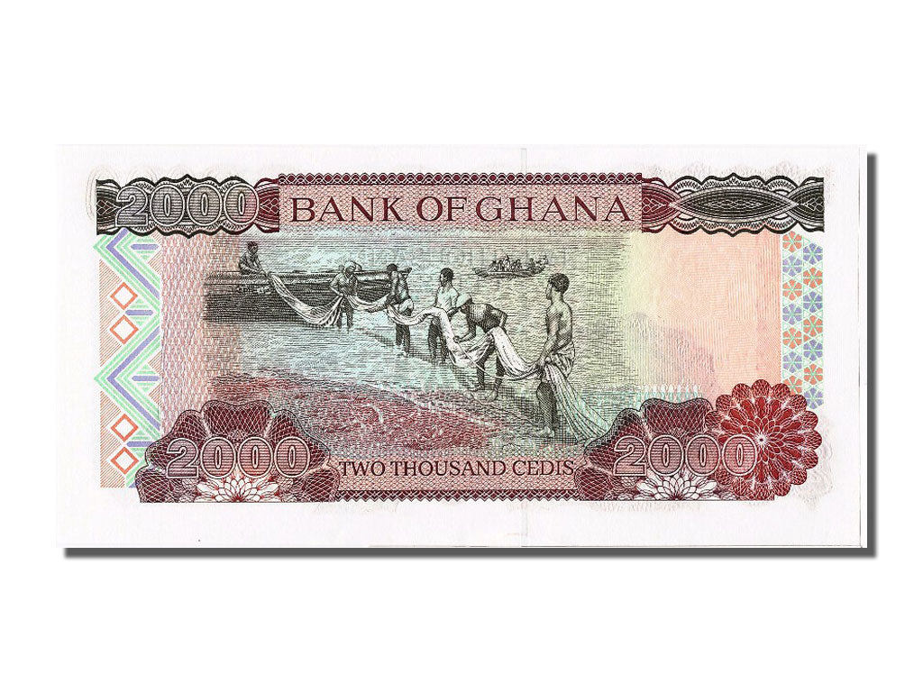 Banknote, Ghana, 2000 Cedis, 2002, 2002-09-02, UNC(65-70)
