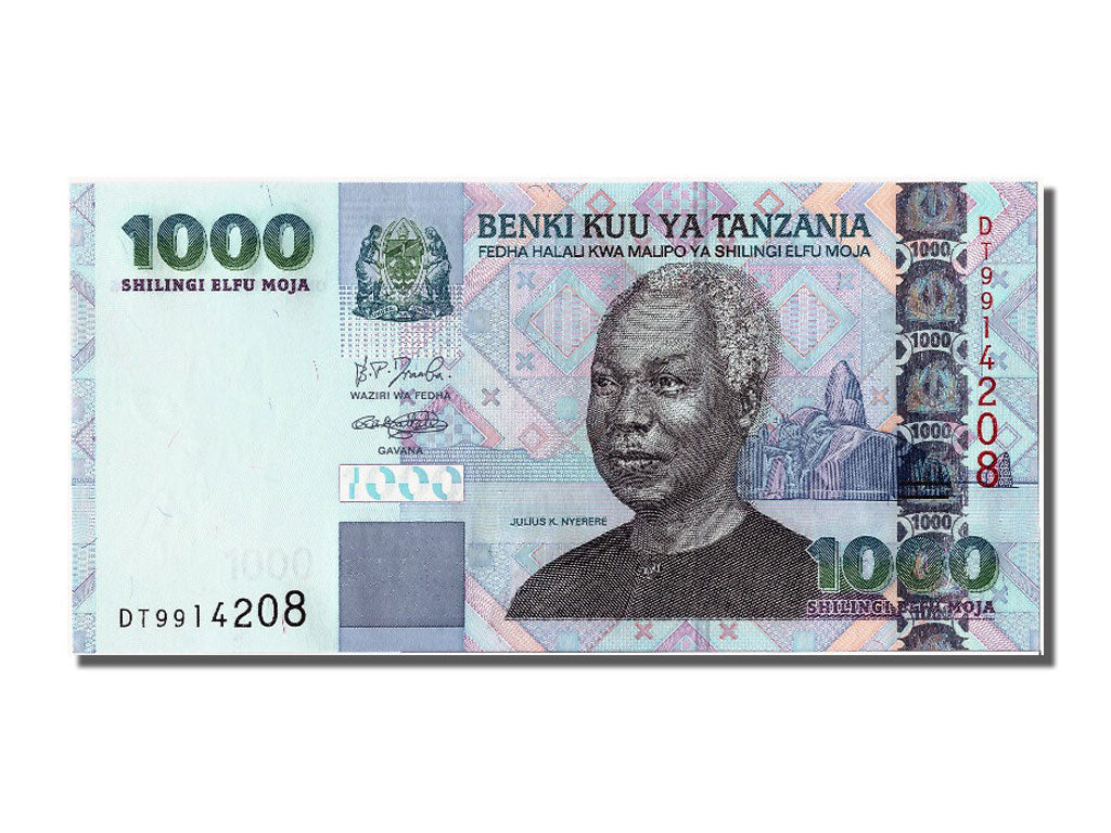 Billet, Tanzania, 1000 Shilingi, NEUF