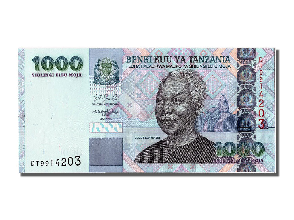 Billet, Tanzania, 1000 Shilingi, NEUF