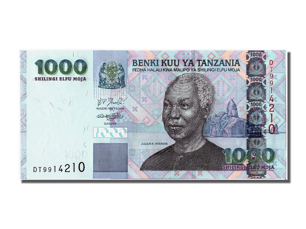Billet, Tanzania, 1000 Shilingi, NEUF