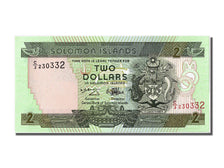 Biljet, Salomoneilanden, 2 Dollars, NIEUW