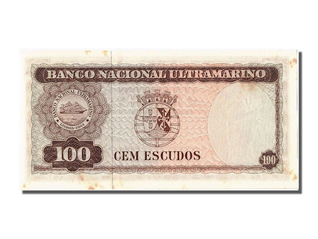 Billete, 100 Escudos, 1963, Timor, 1963-04-25, SC