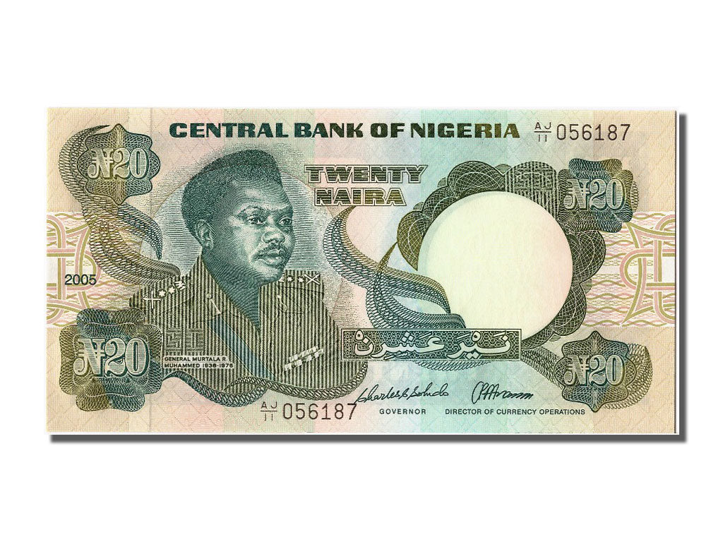 Banknot, Nigeria, 20 Naira, 2005, UNC(65-70)
