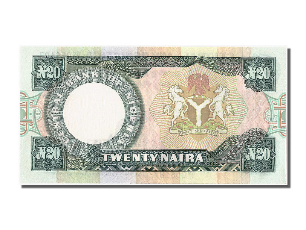 Banknot, Nigeria, 20 Naira, 2005, UNC(65-70)