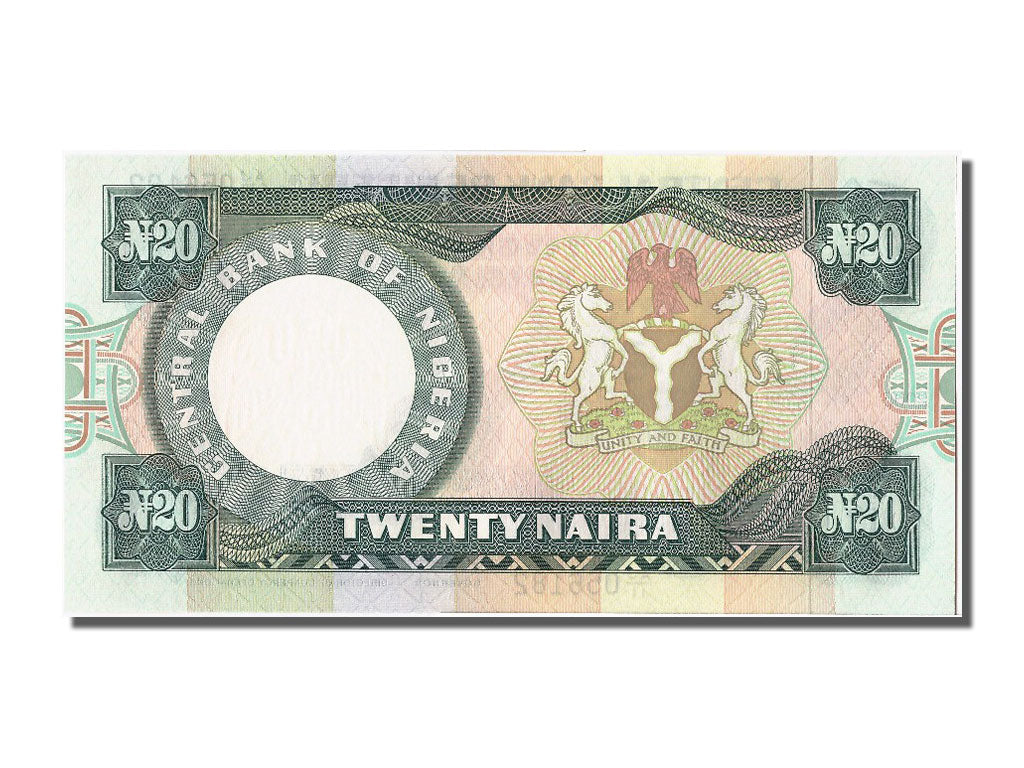 Geldschein, Nigeria, 20 Naira, 2005, UNZ
