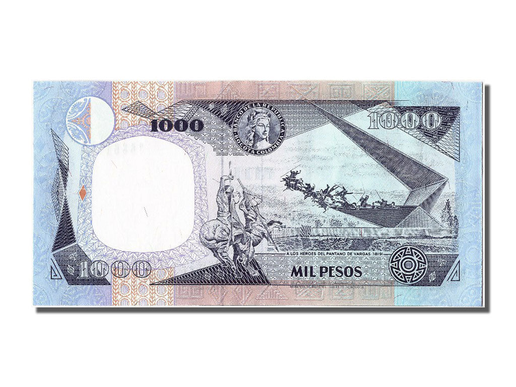 Billete, 1000 Pesos, 1995, Colombia, 1995-08-02, UNC