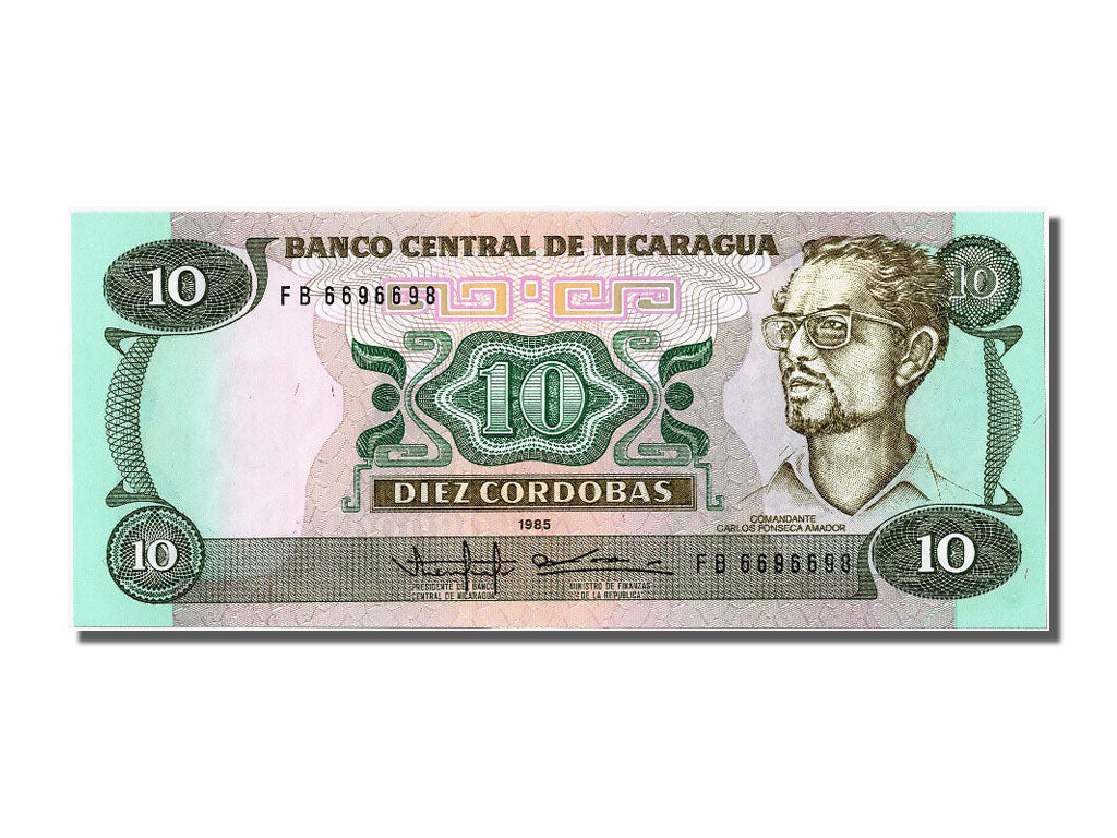 Billete, 10 Cordobas, 1985, Nicaragua, UNC