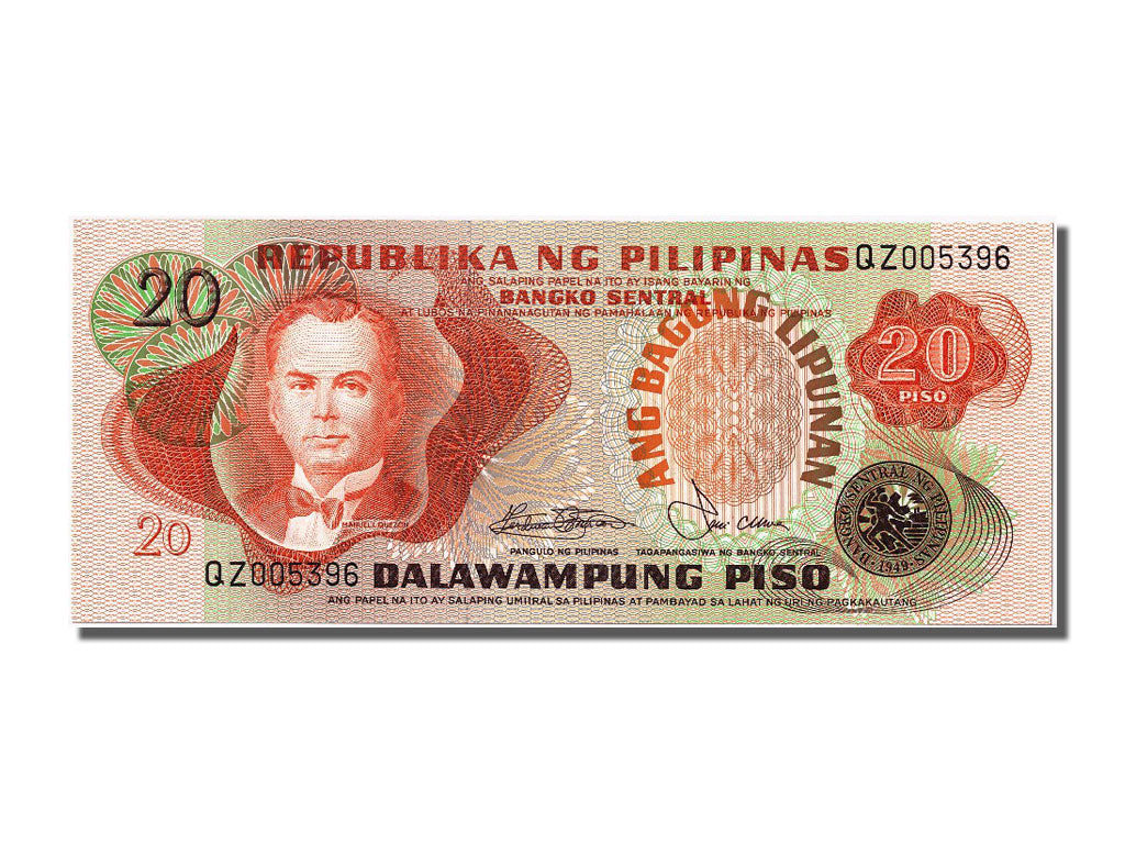Banknote, Philippines, 20 Piso, UNC(65-70)