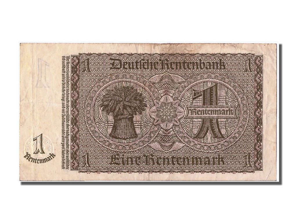 Banknote, Germany, 1 Rentenmark, 1937, 1937-01-30, EF(40-45)