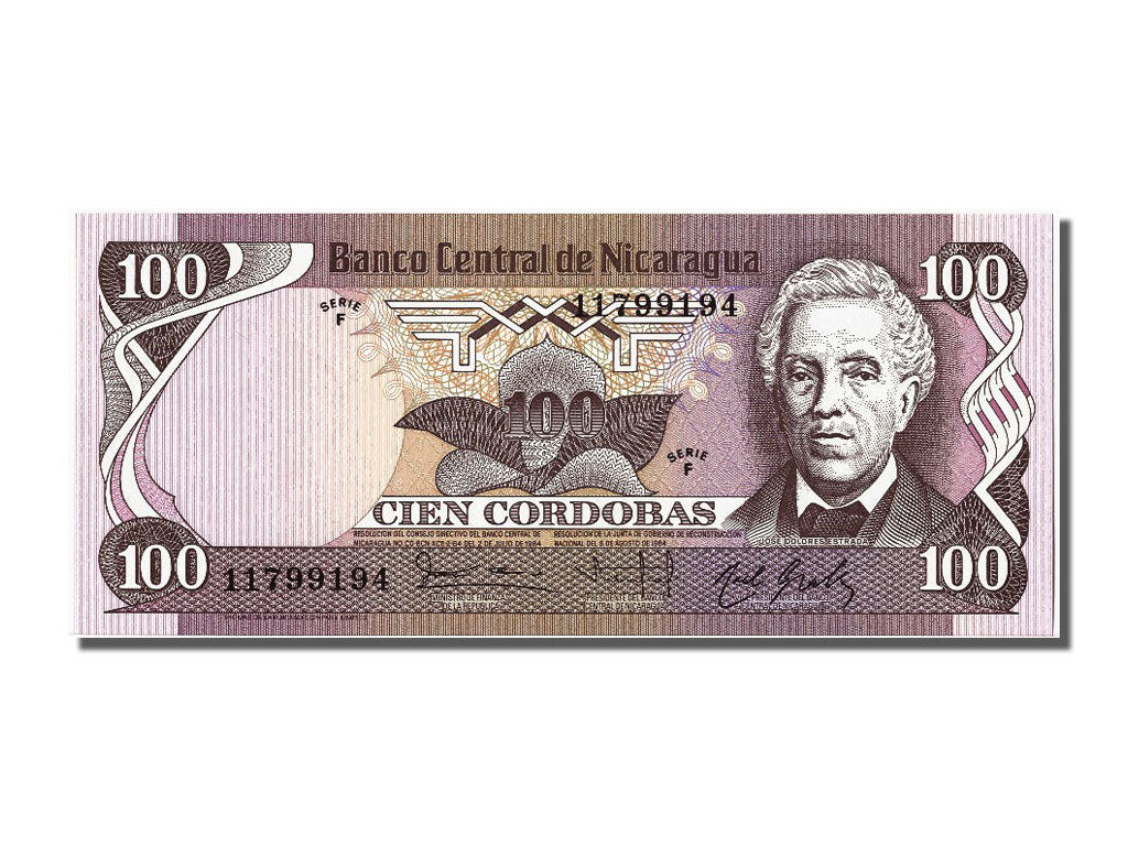 Banknot, Nicaragua, 100 Cordobas, 1984, UNC(65-70)