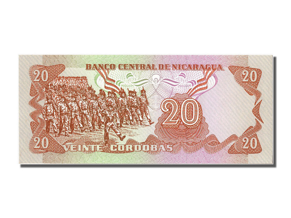 Banknote, Nicaragua, 20 Cordobas, 1979, UNC(65-70)