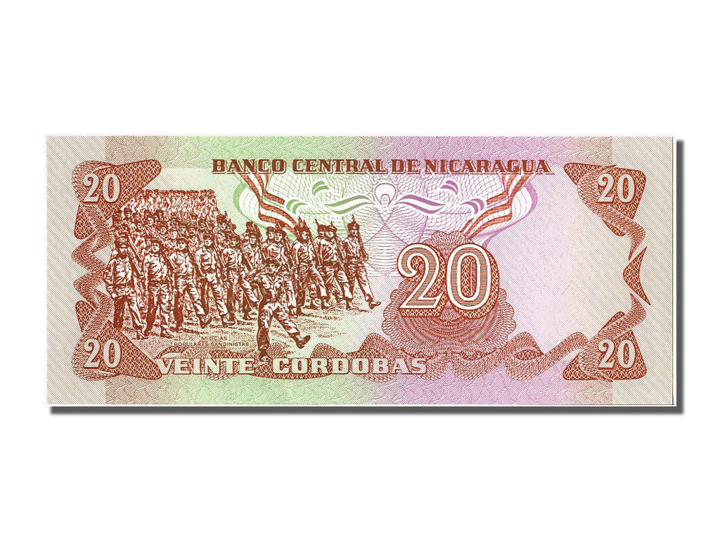 Banknote, Nicaragua, 20 Cordobas, 1979, UNC(65-70)