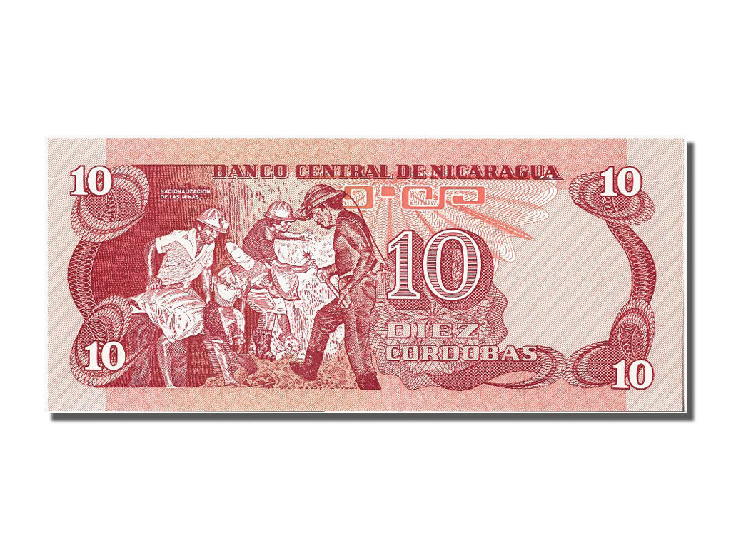 Banknot, Nicaragua, 10 Cordobas, 1979, UNC(65-70)