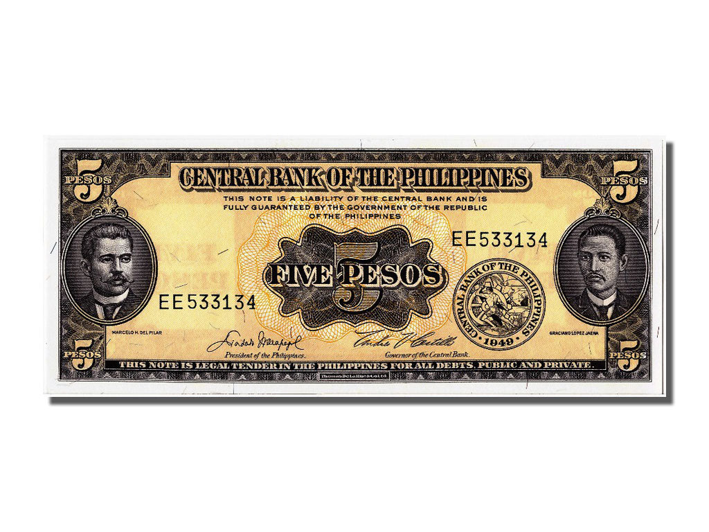 Banknote, Philippines, 5 Pesos, UNC(65-70)