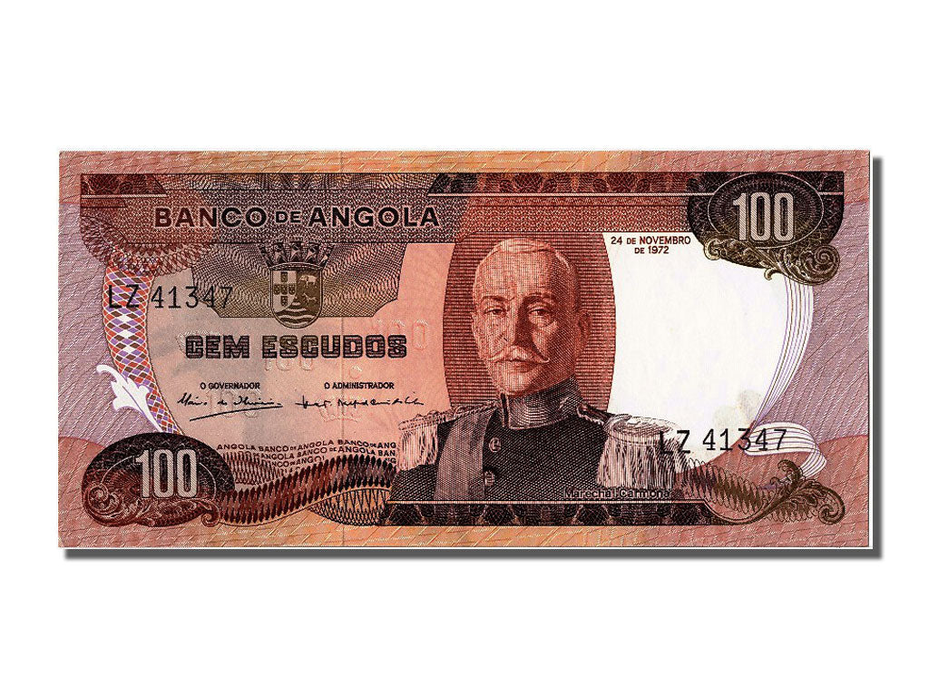 Banknote, Angola, 100 Escudos, 1972, 1972-11-24, UNC(65-70)