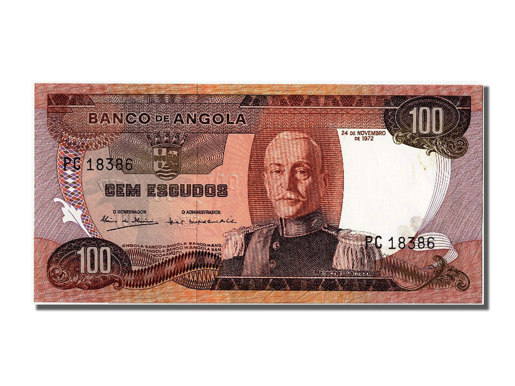 Billete, 100 Escudos, 1972, Angola, 1972-11-24, SC