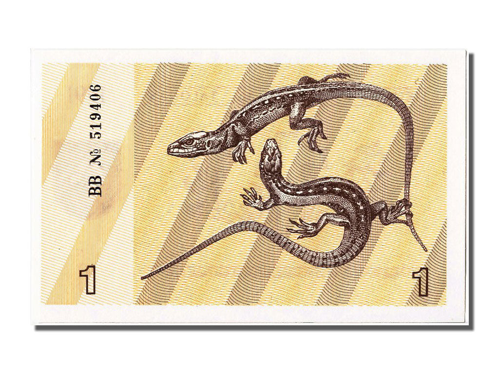 Billete, 1 (Talonas), 1991, Lituania, UNC