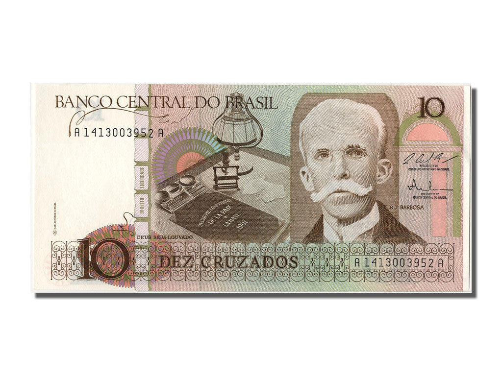 Banknote, Brazil, 10 Cruzados, UNC(63)