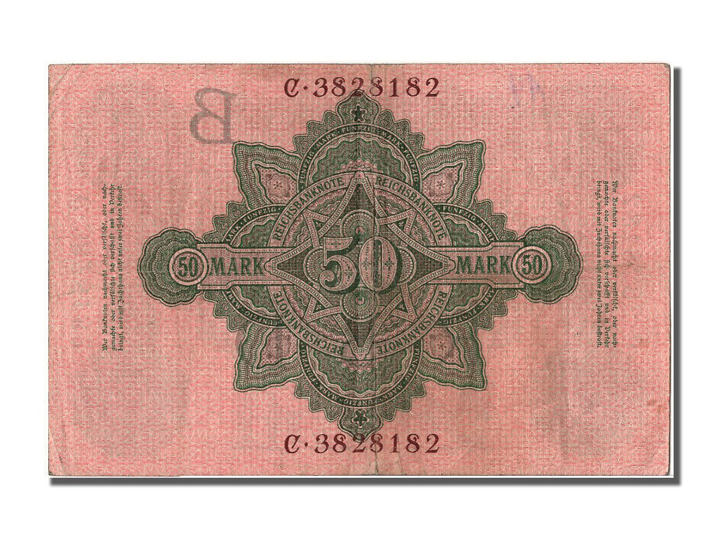 Banknote, Germany, 50 Mark, 1910, 1910-04-21, EF(40-45)