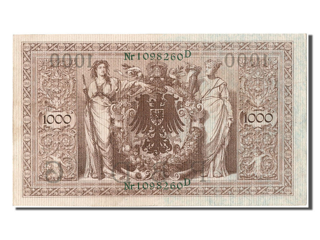 Banconote, Germania, 1000 Mark, 1910, 1910-04-21, FDS